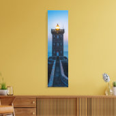 Kunstschilderij van de vuurtoren van de Kormorte V Canvas Afdruk (Insitu (Woonkamer))