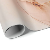 Kunstschilderij van natuurluxe abstracte vloeistof cadeaupapier (Rol Hoek)