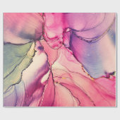 Kunstschilderij van natuurluxe abstracte vloeistof cadeaupapier (Vlak)