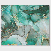 Kunstschilderij van natuurluxe abstracte vloeistof cadeaupapier (Vlak)