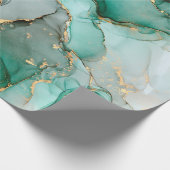 Kunstschilderij van natuurluxe abstracte vloeistof cadeaupapier (Hoek)