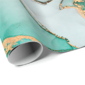 Kunstschilderij van natuurluxe abstracte vloeistof cadeaupapier (Rol Hoek)