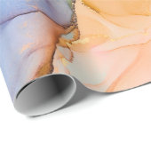 Kunstschilderij van natuurluxe abstracte vloeistof cadeaupapier (Rol Hoek)