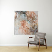 Kunstschilderij van natuurluxe abstracte vloeistof wandkleed (In situ)