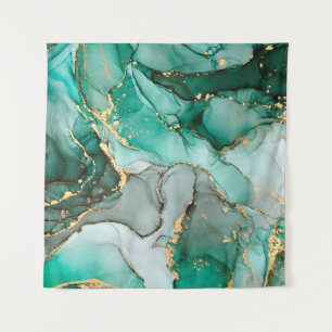 Kunstschilderij van natuurluxe abstracte vloeistof wandkleed