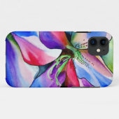 Kunstschilderij van Rainbow Azalea, waterverf Case-Mate iPhone Case (Achterkant (horizontaal))