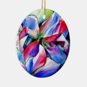 Kunstschilderij van Rainbow Azalea, waterverf Keramisch Ornament (Rechts)