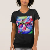 Kunstschilderij van Rainbow Azalea, waterverf T-shirt (Voorkant)
