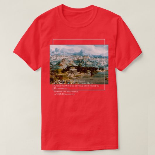 kunstschildering van het Grieks T-shirt (Design voorkant)