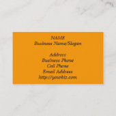 Kunstschildering voor Abstracte vloerbedekking Visitekaartje (Achterkant)