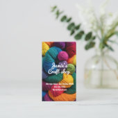 kunstschilderkunst kunstatelier kinder naaien visitekaartje (Staand voorkant)