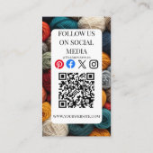 kunstschilderkunst kunstatelier kinder naaien visitekaartje (Achterkant)