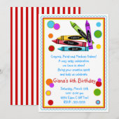 Kunstschilderkunst Verkenningsfeest Kaart (Voorkant / Achterkant)