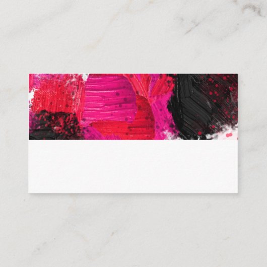 Kunstschilderlijn Achtergrond Visitekaartje (Achterkant)