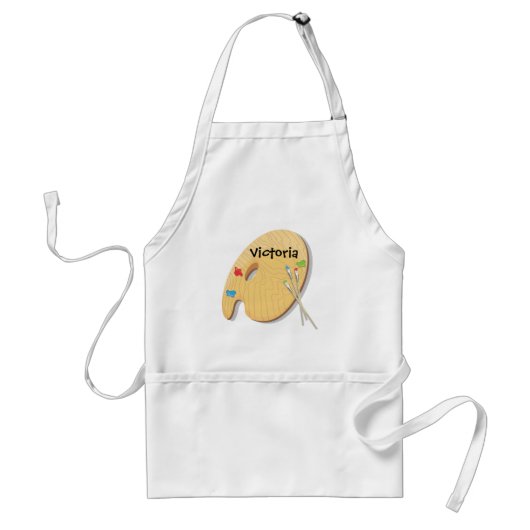 Kunstschilderpartij Smock Apron Standaard Schort (Voorkant)