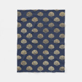  kunstschilderpatroon voor goud en zee fleece deken (Voorkant)