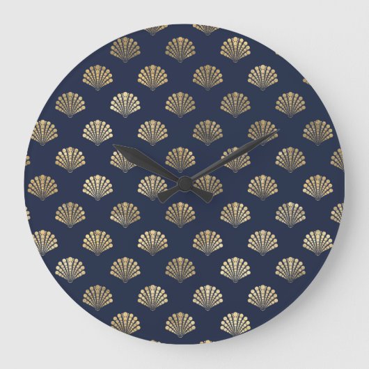 kunstschilderpatroon voor goud en zee grote klok (Voorkant)