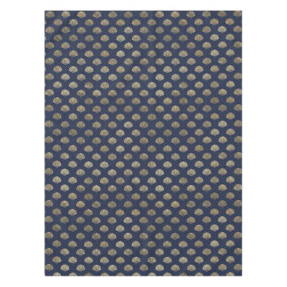 kunstschilderpatroon voor goud en zee tafelkleed