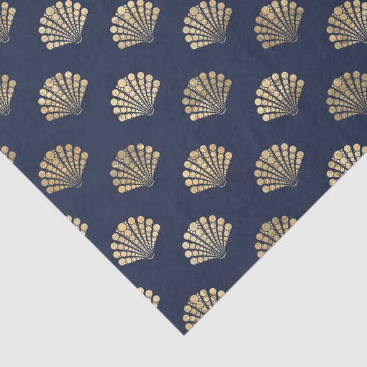 kunstschilderpatroon voor goud en zee tissuepapier (Detail)