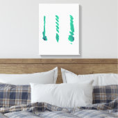 Kunstschilderpenseel Canvas Afdruk (Insitu (Slaapkamer))