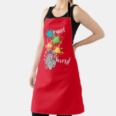 Kunstschilderpenseelschilderpenselen kleuren! schort (Insitu)