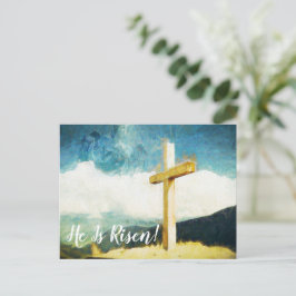 Kunstschilders die door hem worden geschilderd, zi feestdagenkaart