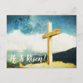 Kunstschilders die door hem worden geschilderd, zi feestdagenkaart