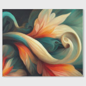 Kunstschilders ontkoppelen met een draaimolen cadeaupapier (Vlak)