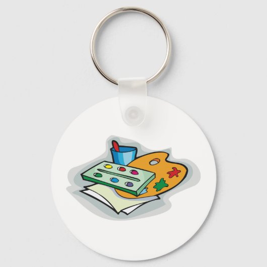 Kunstschilders Sleutelhanger (Voorkant)