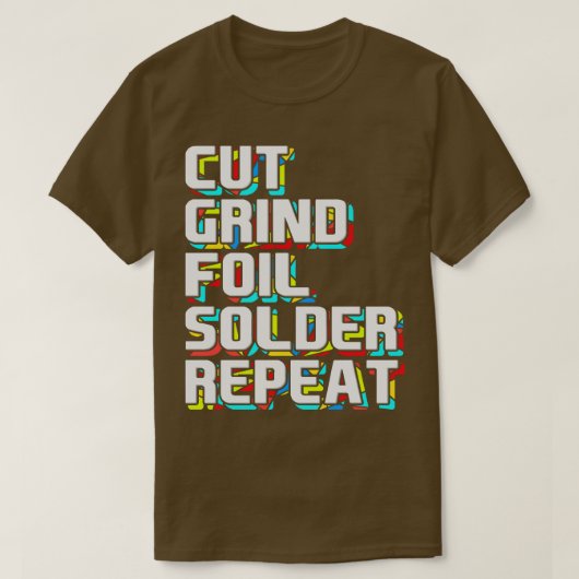 Kunstschilders van glas t-shirt (Design voorkant)