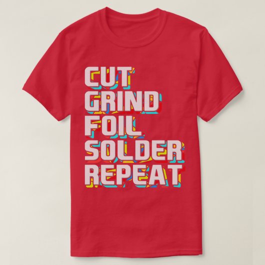 Kunstschilders van glas t-shirt (Design voorkant)