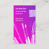 Kunstschilders Visitekaartjes OntwerpSjabloon (Voorkant)