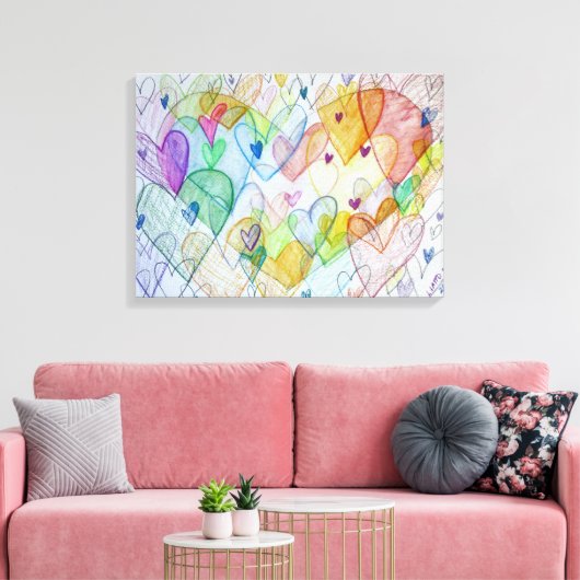 Kunstschilders voor het schilderen van het communa canvas afdruk (Insitu (Woonkamer))