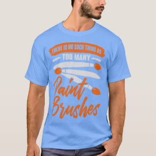 Kunstschilderschilderpenselen artistieke geschenk t-shirt