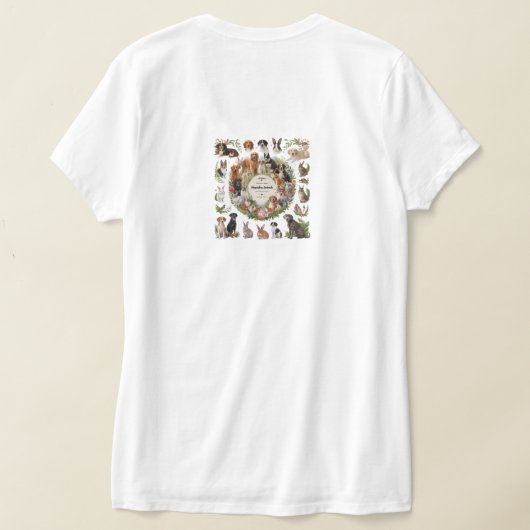 kunstschildersontwerp t-shirt (Laag Achter)