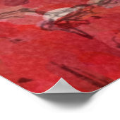 Kunstschildertextuurachtergrond. Abstract kleurrij Poster (Hoek)