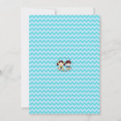 kunstschilderverjaardagsuitnodiging kaart (Achterkant)