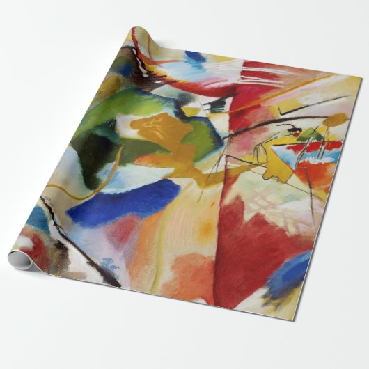 Kunstschildervormingspatroon Verpakkingspapier Cadeaupapier (Uitgerold)