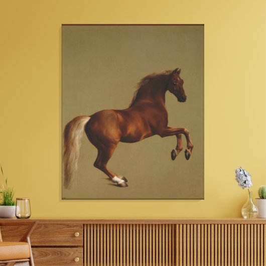 kunstschildjasje van George Stubbs Canvas Afdruk (Insitu (Woonkamer))