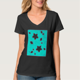 Kunstschildpad Japanse roze Sakura Vaporwave Cher T-shirt