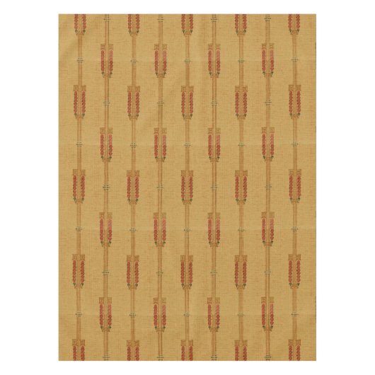  kunstschildpad - roze bloemen patroon tafelkleed (Voorkant)