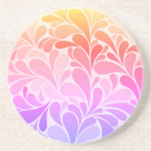 Kunstschildpaddestoelen voor bedevaardenstoelen in zandsteen onderzetter (Voorkant)