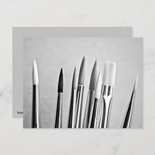 Kunstschilpenselen Briefkaart (Voorkant / Achterkant)