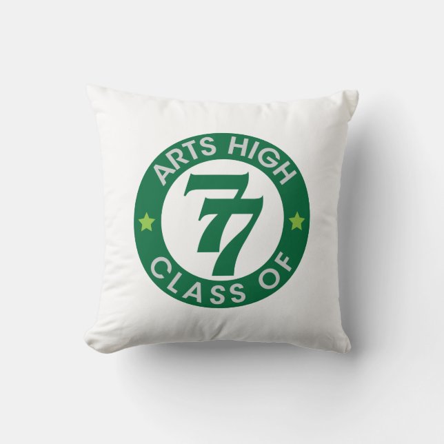 Kunstscholen van 77 Logo Kussen (Voorkant)