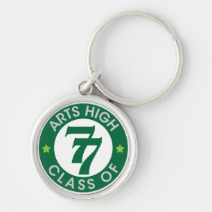 Kunstscholen van 77 Logo Sleutelhanger