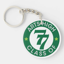 Kunstscholen van 77 Logo Sleutelhanger