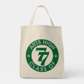 Kunstscholen van 77 Logo Tote Bag (Achterkant)