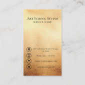 Kunstschool Visitekaartje (Achterkant)