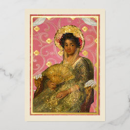 Kunstschoonheid Valentijnsdag Folie Feestdagenkaart
