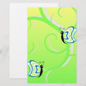 Kunstscrapboogpapier voor vlinders briefpapier (Voorkant / Achterkant)
